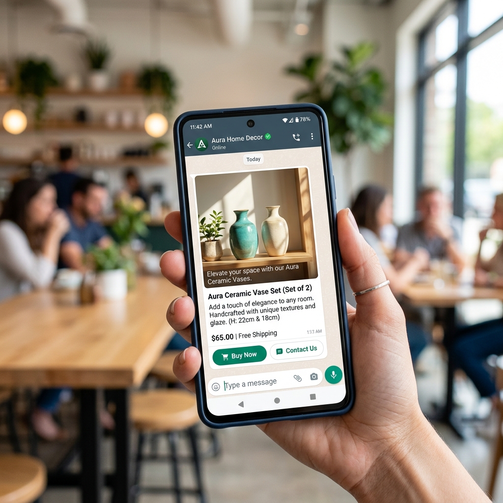 WhatsApp Marketing Mockup